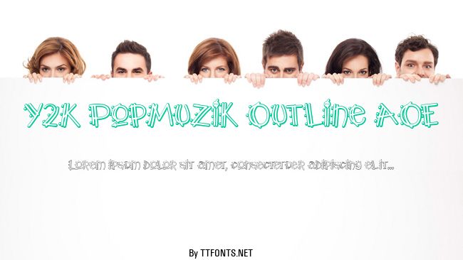 Y2K PopMuzik Outline AOE example